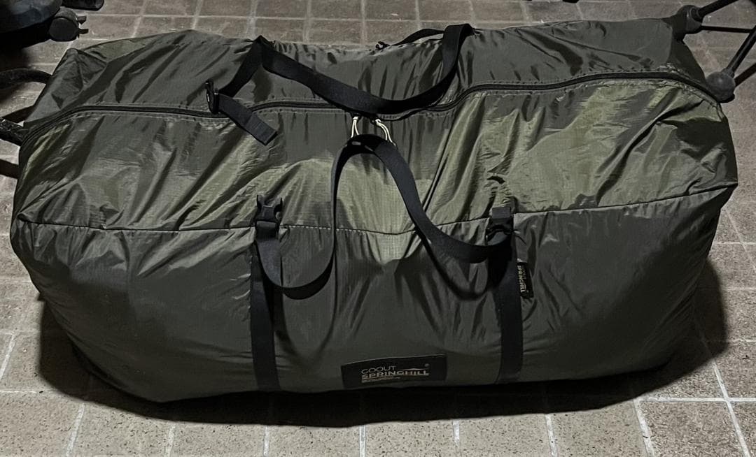 GOOUTSPRINGHILL エアドームテント アーミーグリーン エアーテント