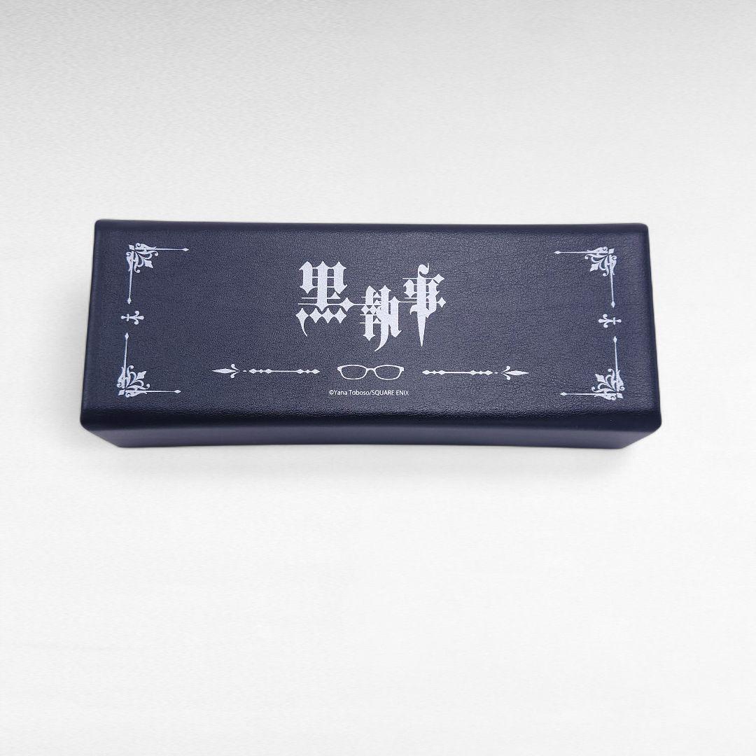 美品 黒執事 執事眼鏡 グレルサトクリフ　モデル 度無し コラボ