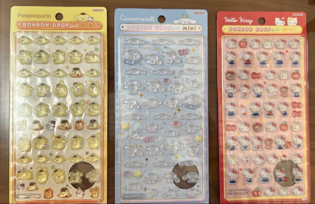 【正規品】ボンボンドロップシール　3枚