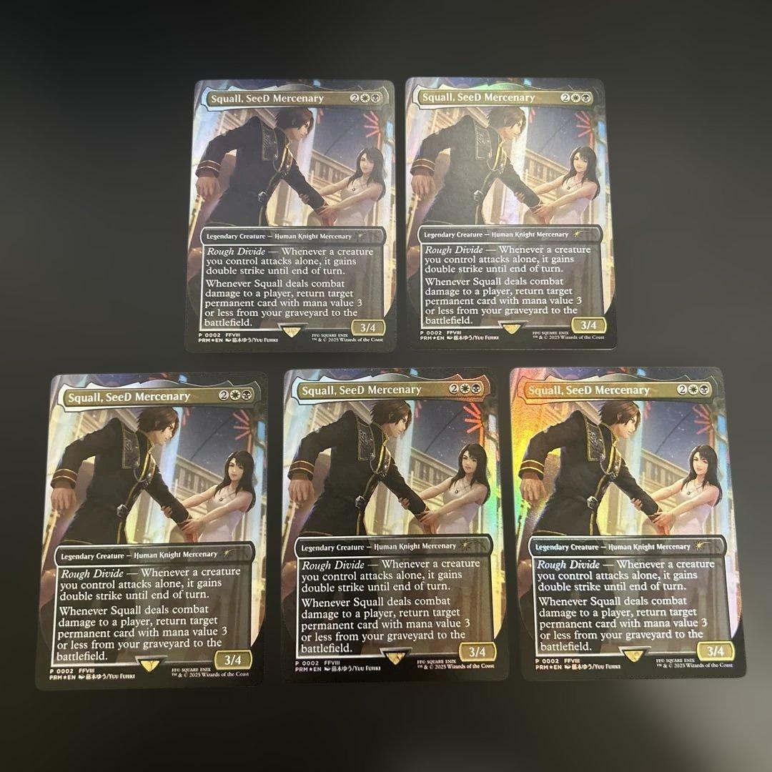 Squall,SeeD Mercenary Foil 5枚