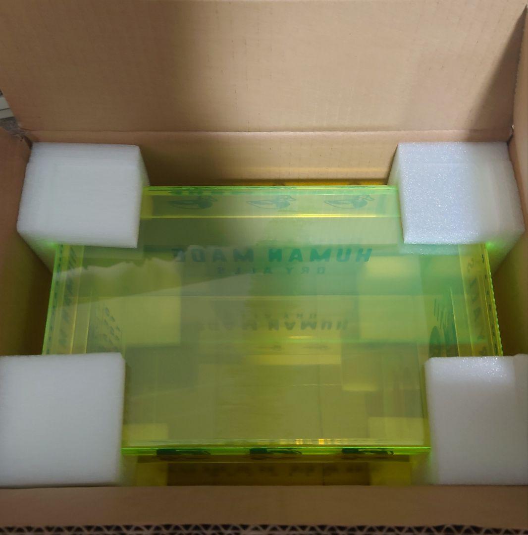 本棚・本収納 HUMAN MADE ACRYLIC FILE BOX SMALL Yellow