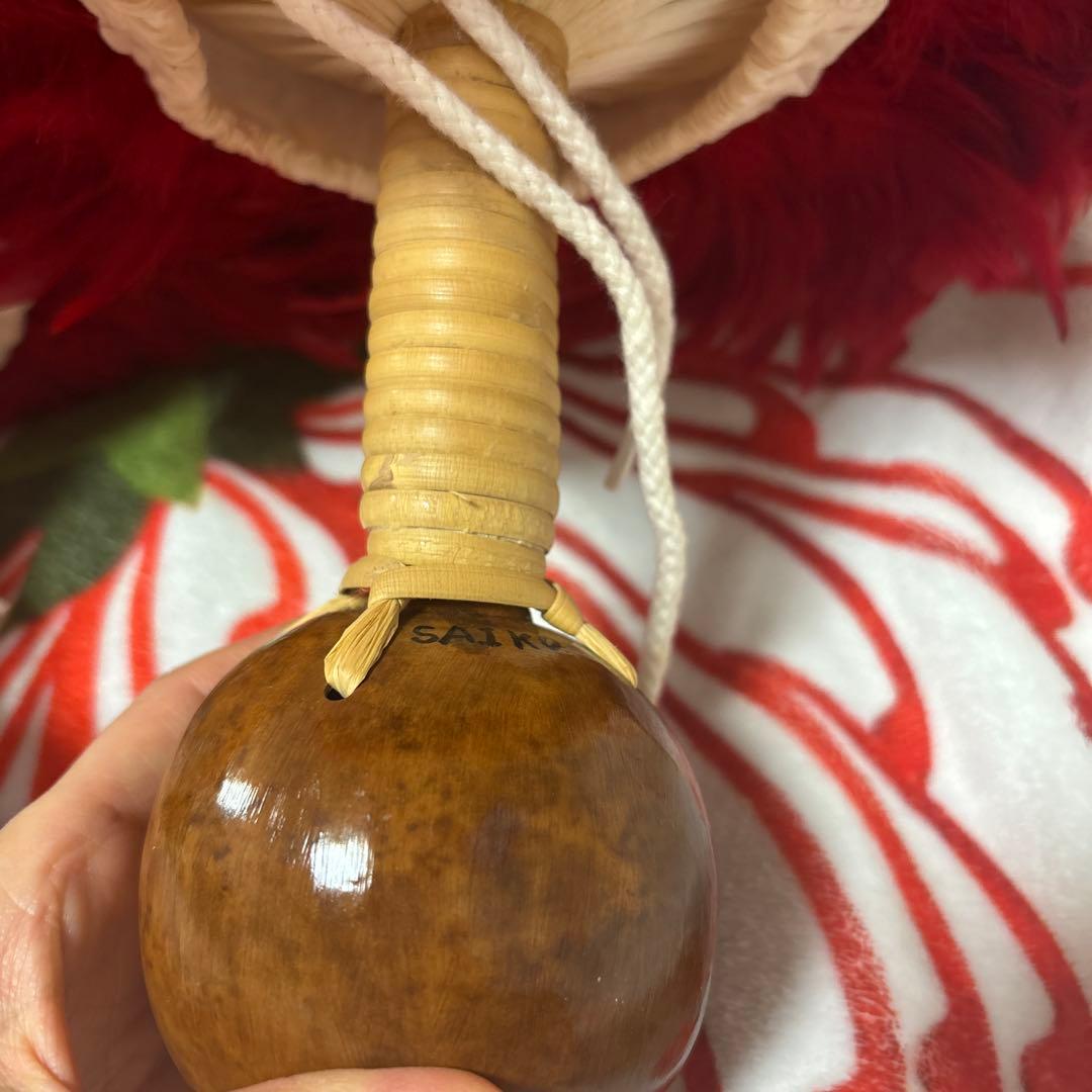 着脱式フラダンス用 タヒチ　赤と黄色ウリウリ　　分離