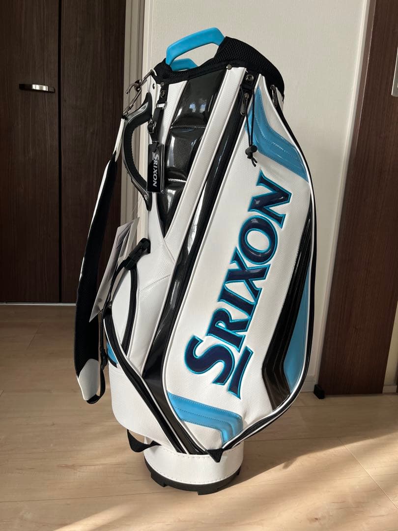 M*7様 SRIXON 軽量ゴルフバッグ ホワイト/ブルー