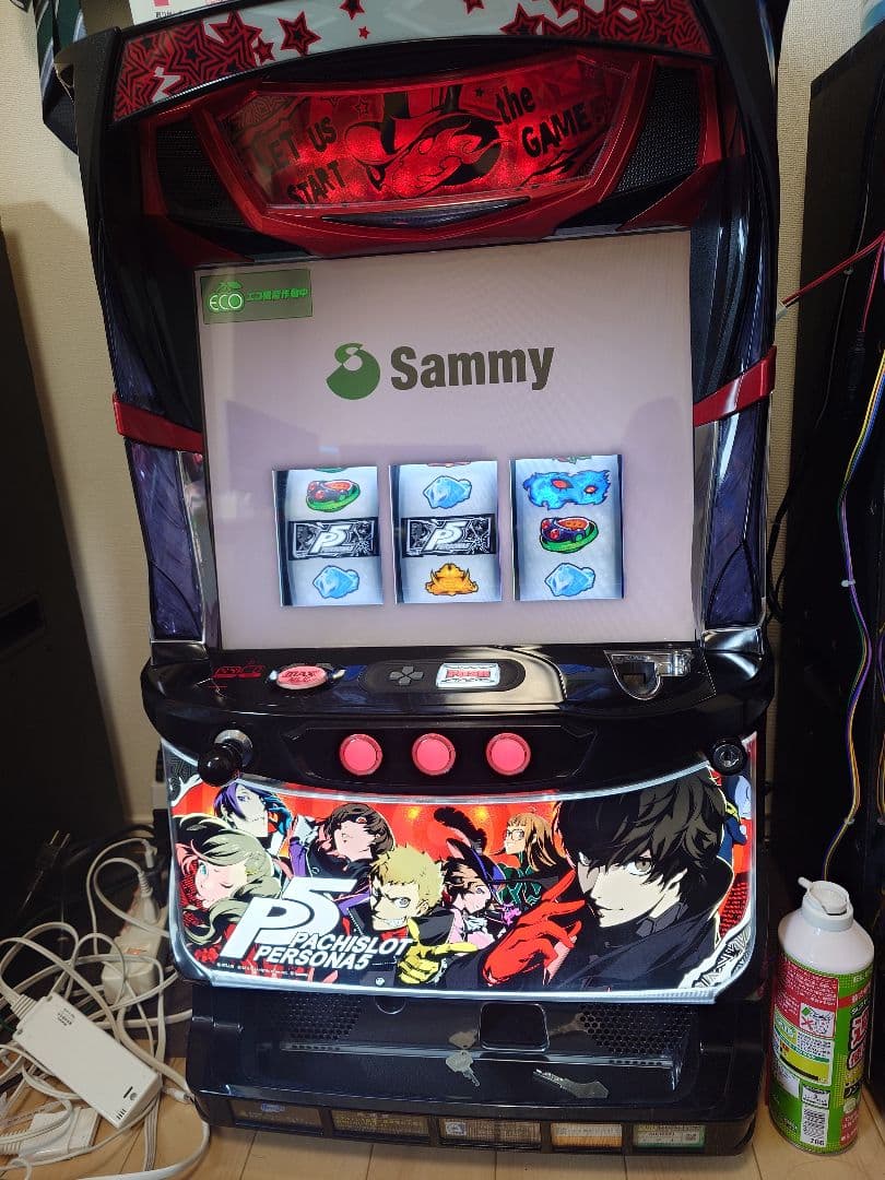 顔文字様向け商品　送料込　実機　 パチスロ ペルソナ5