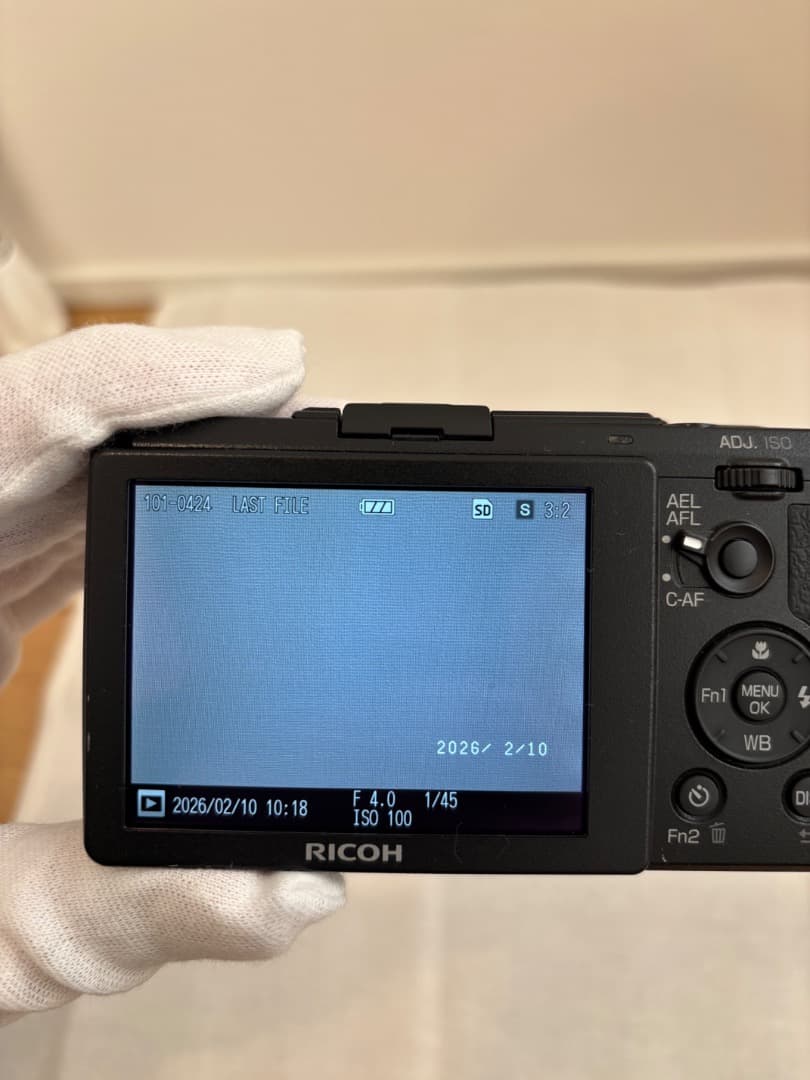 RICOH GR II コンパクトデジタルカメラ　撮影枚数455回　希少モデル