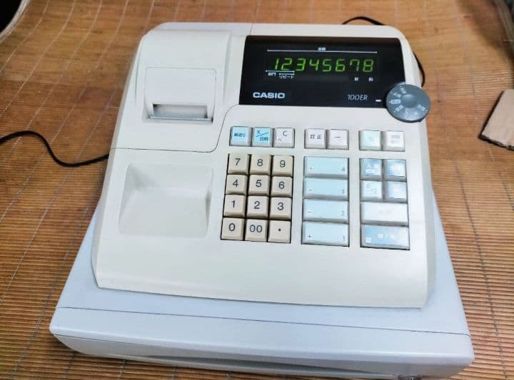 カシオレジスター　100ER　簡単便利特殊　送料込　464012