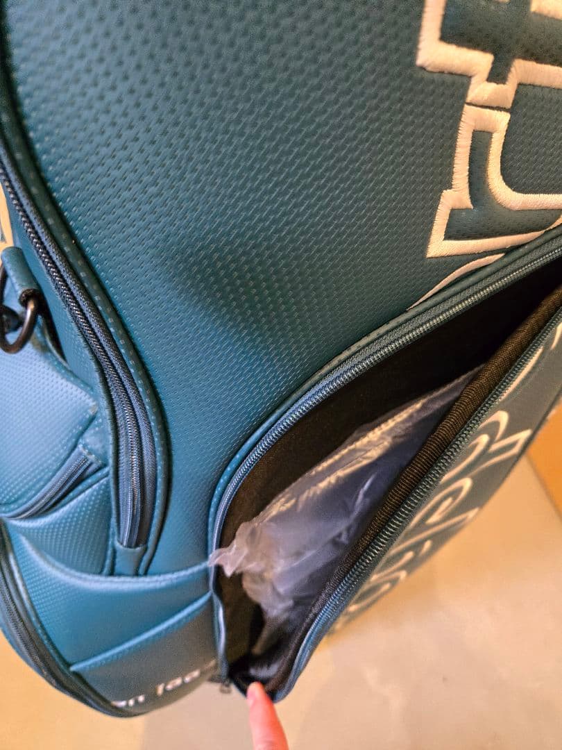 【未使用品】le coq sportif キャディバッグ グリーン 9.5型