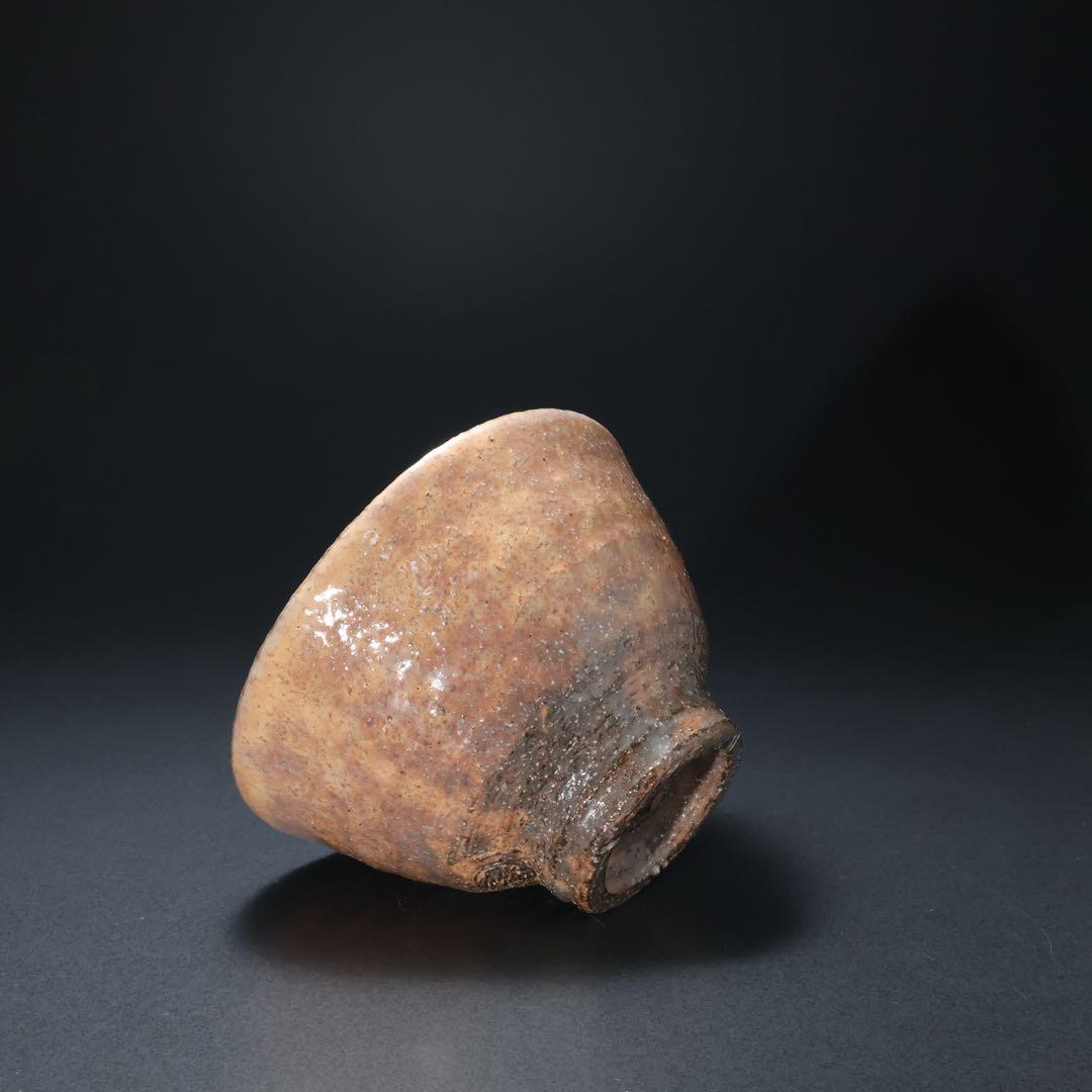 【抹茶碗】萩焼15代坂倉新兵衛　薄紅葉　表千家14代而妙斎書付　R1425お10