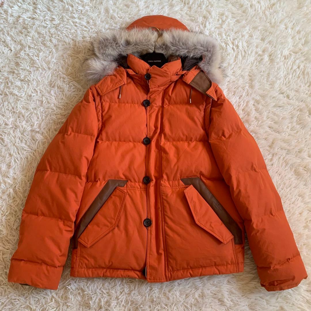 希少　LOUIS VUITTON 2WAY オレンジ ダウンジャケット　ベスト