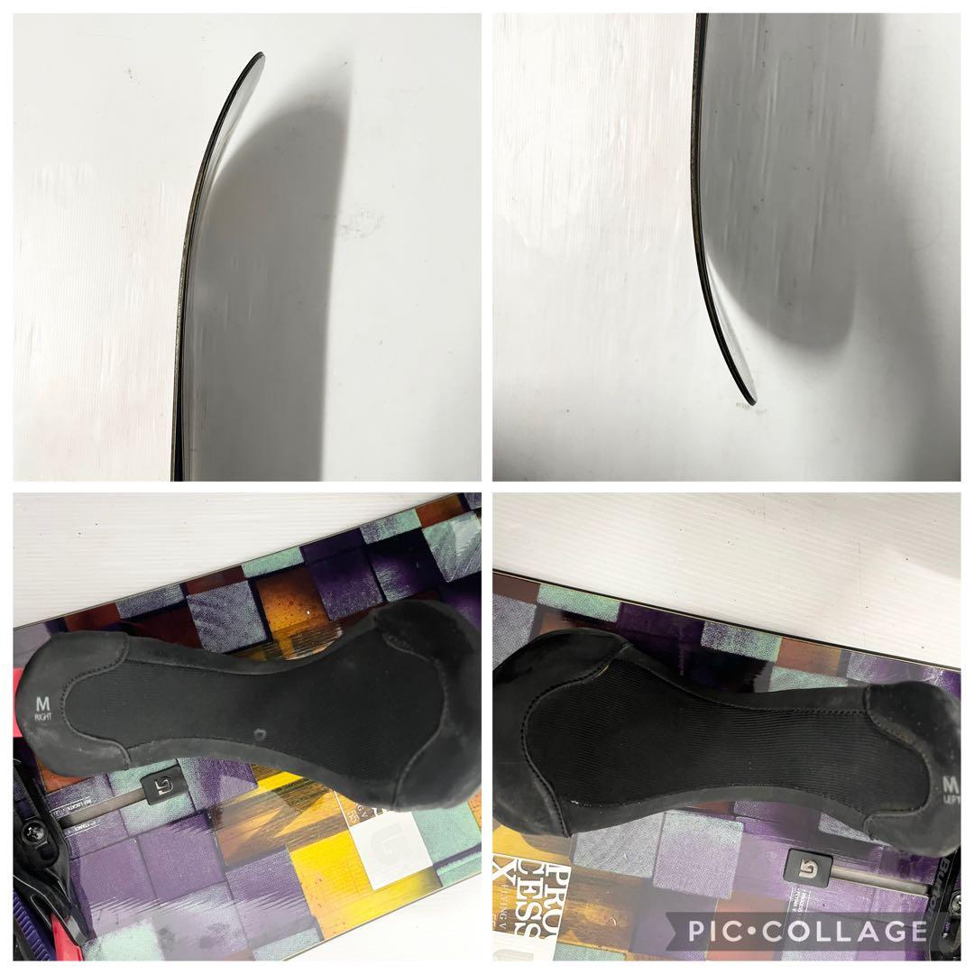 BURTON FLYING V スノボセット　SALOMON スノーボード 美品