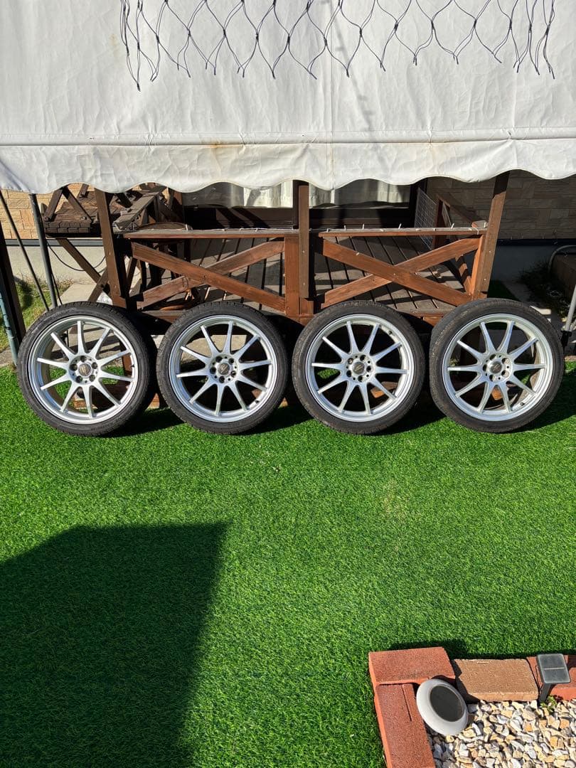 ②プリウス18インチ7J ＋50・215/40R18タイヤ・ホイールセット 1本