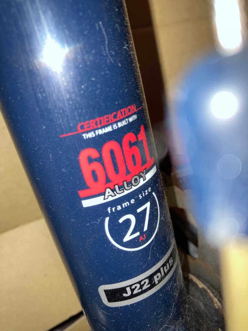 ルイガノ J22 plus　6段変速　22インチ