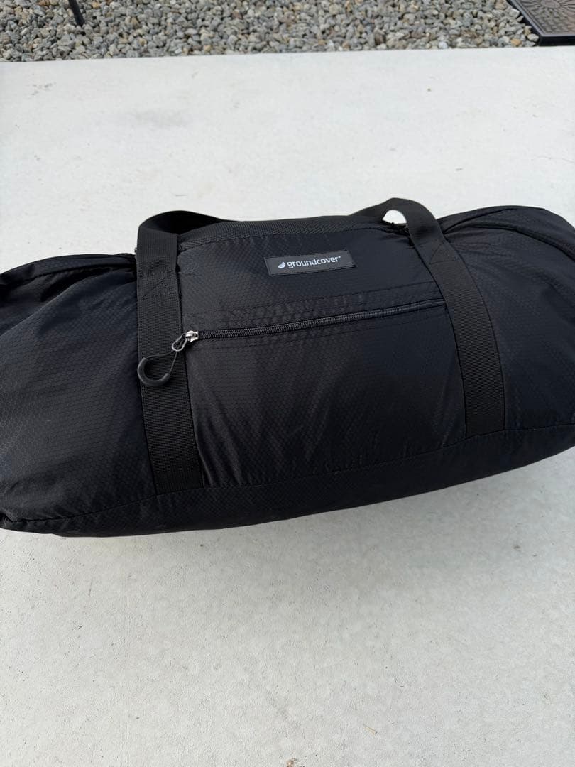 groundcover　MOLE.T HAUS MAX BLACK｜使用2回