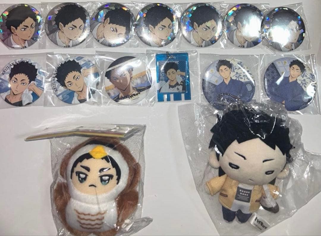 ハイキュー　赤葦京治　缶バッジ　one fine day にとたん　ちみけも