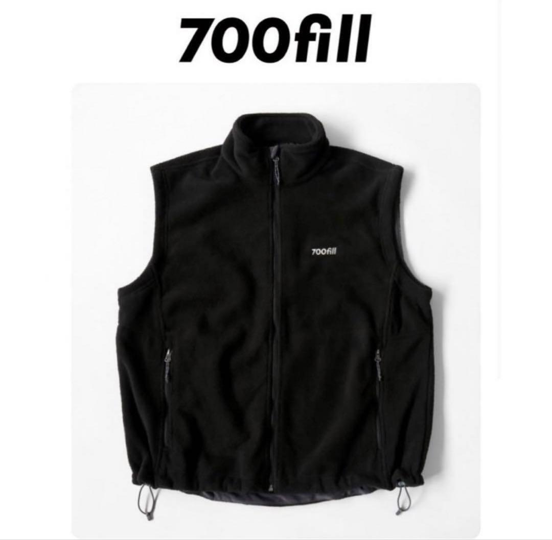 700FILL Logo Fleece Vest フリース ベスト