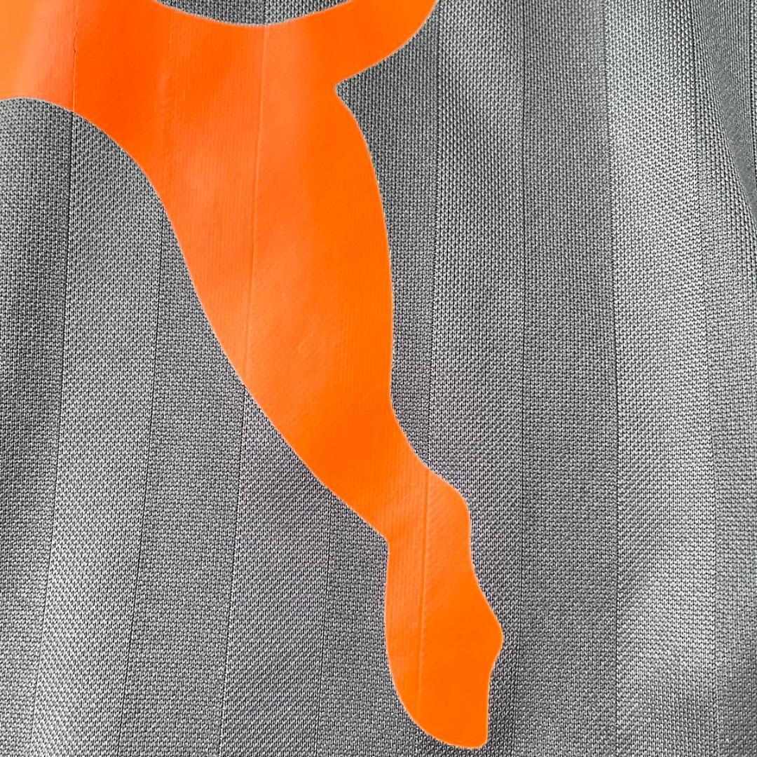 極美品 プーマ　ジャージ　セットアップ　ダークグレー　オレンジ　XL プージャー