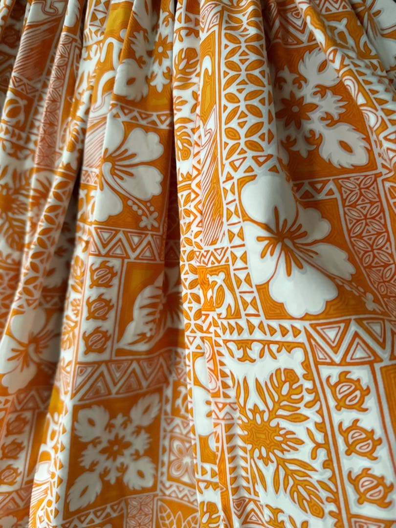 古着 ビンテージ ハワイアン ハンドメイド アロハ スカート 美品 希少