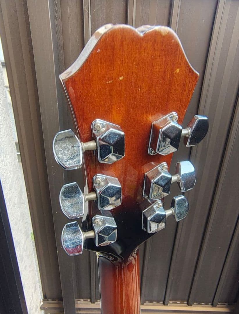超美品 Epiphone AJ-15 VSB Wピックアップ付エレアコ