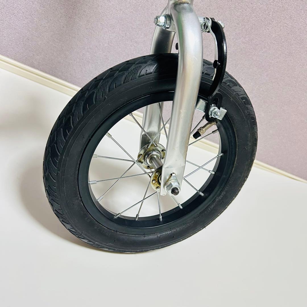 【ほぼ未使用】へんしんバイク2 エメラルドグリーン 緑 自転車 ストライダー