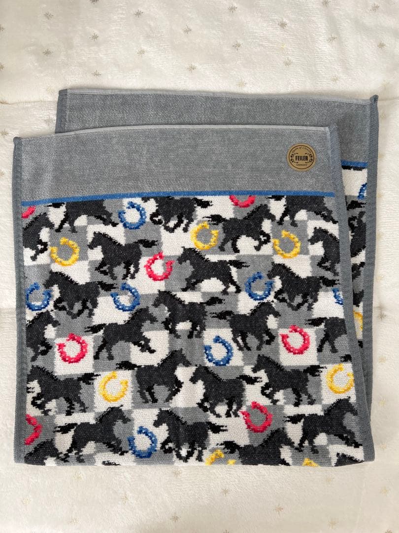 スプリントホース　フェイラー　ハンドタオル　新品未使用　グレー