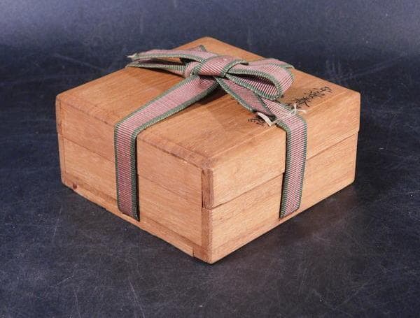 【茶道具　平安　銀地春秋蒔絵　時代香合】