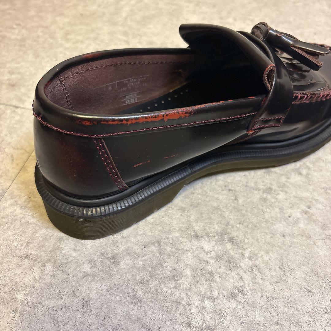 美品✨️ドクターマーチンADRIANタッセルローファー チェリーレッド UK5