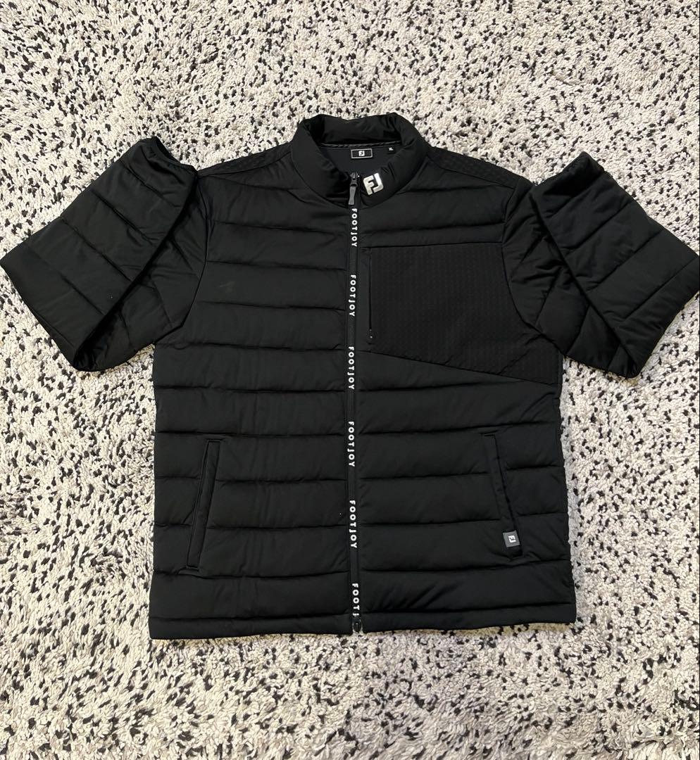 フットジョイ ストレッチ ニットラミネーション 長袖フルジップ 中綿ジャケット