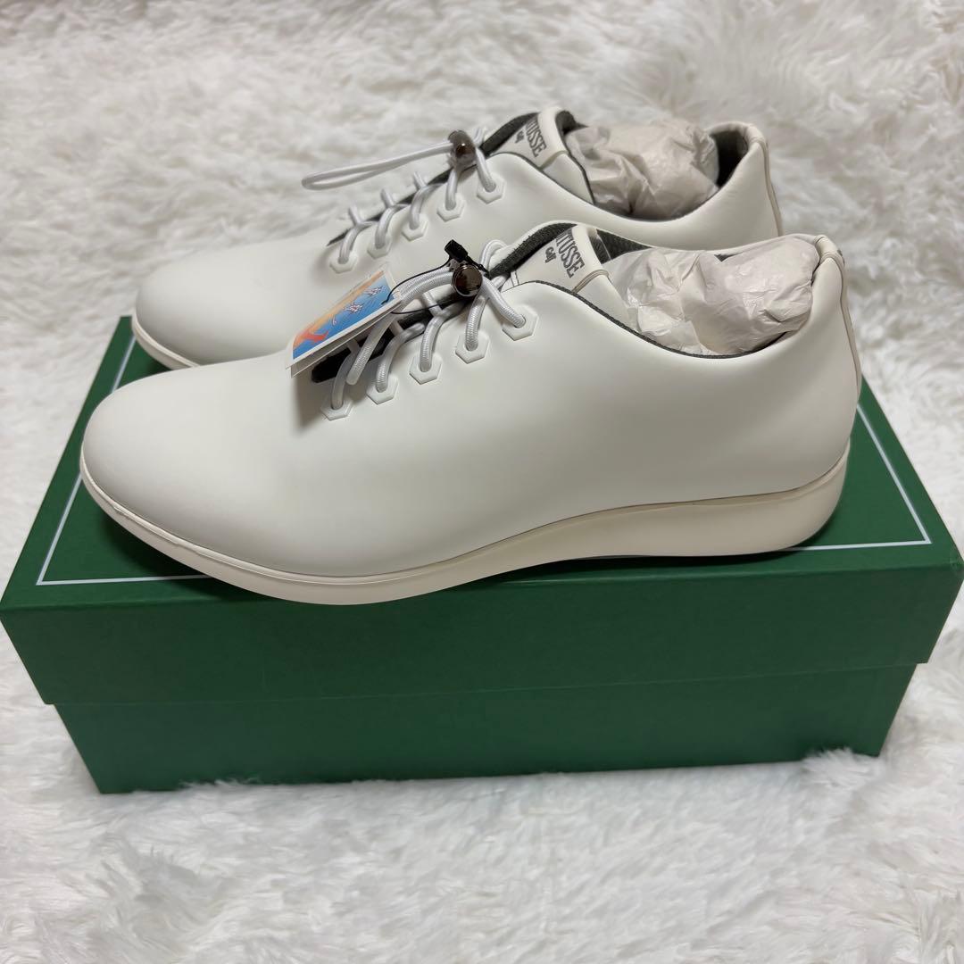 【新品】　LOTTUSSE Golf レザーゴルフシューズ 24.0 ホワイト