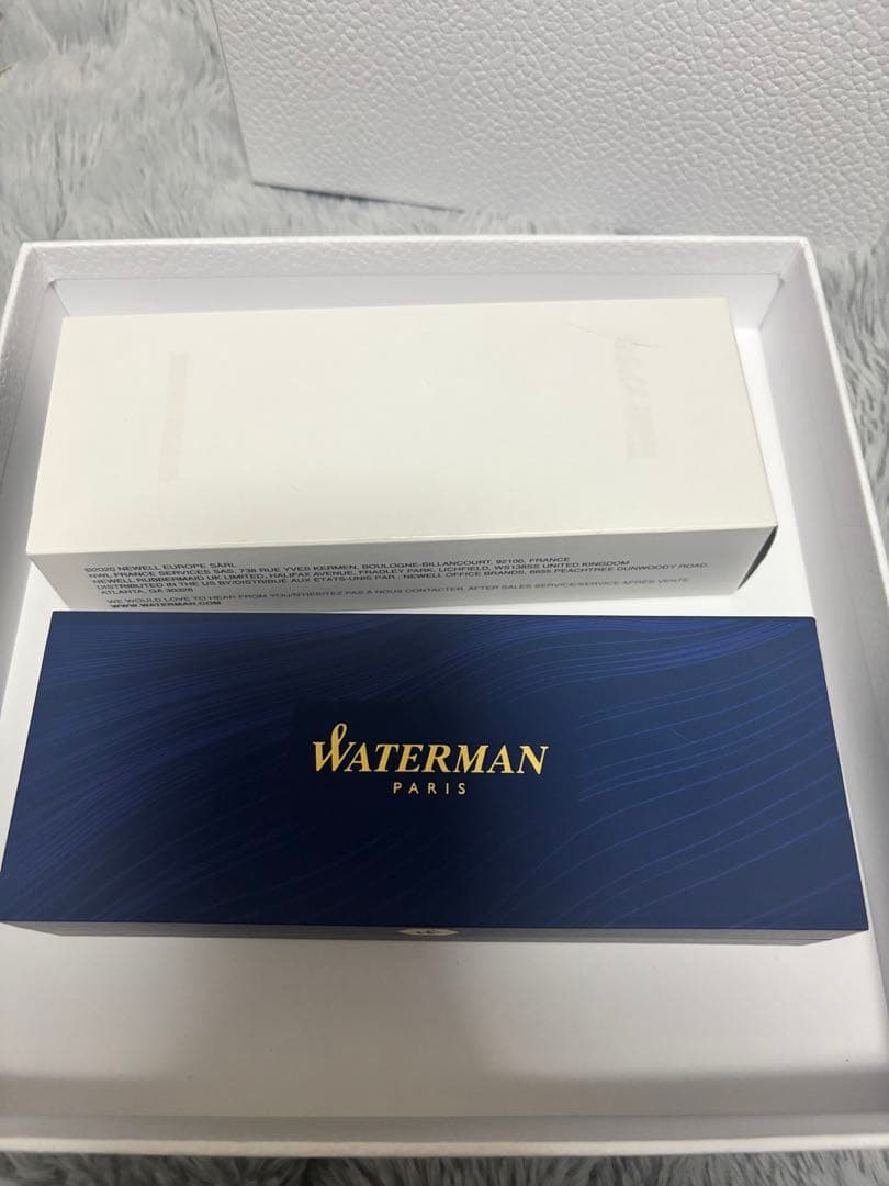 Waterman メトロポリタン デラックス 万年筆 F ストライプブルー