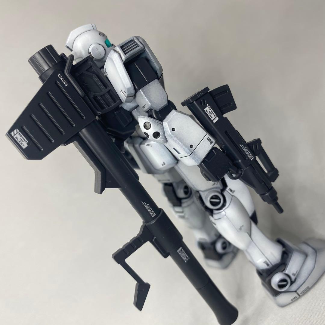 HG ジム　ロールアウトカラー　全塗装　完成品　ガンプラ　塗装済