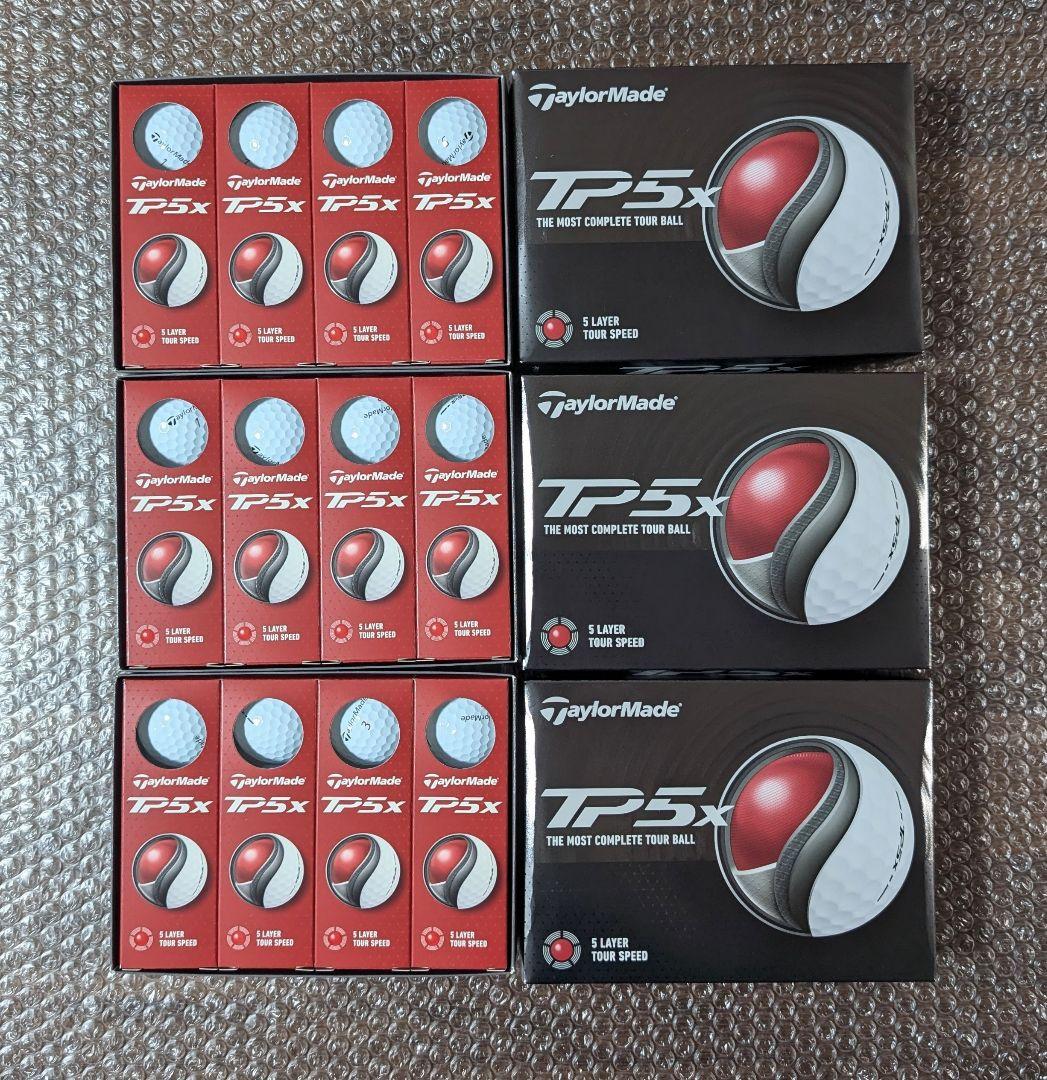 新品　テーラーメイド TP5x ホワイト 2024年モデル 3ダース