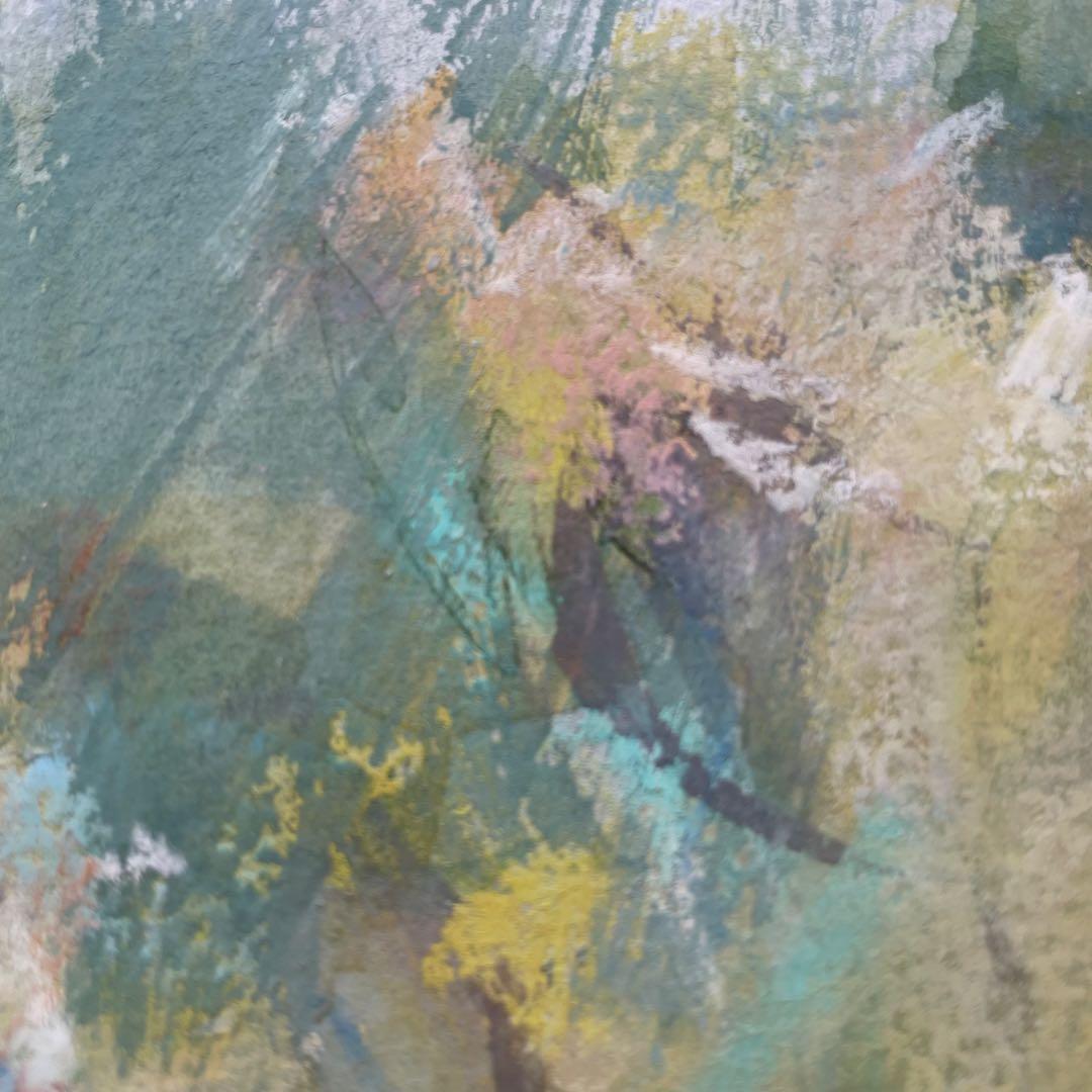 パステル画/色褪せない花束の贈り物/癒し/ヒーリング/パワースポット/