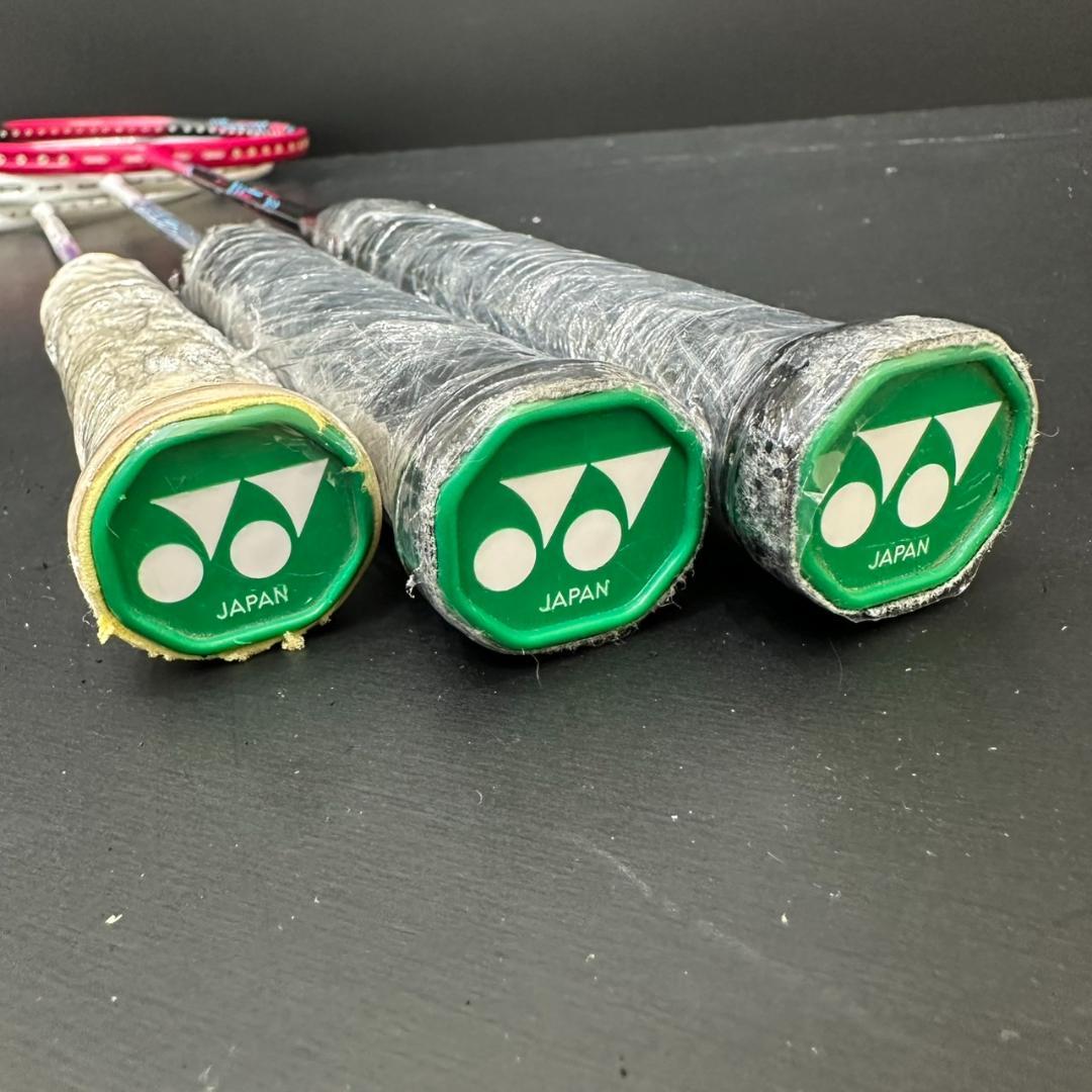 YONEX　ヨネックス　バトミントンラケット　ナノフレア２００　3本セット