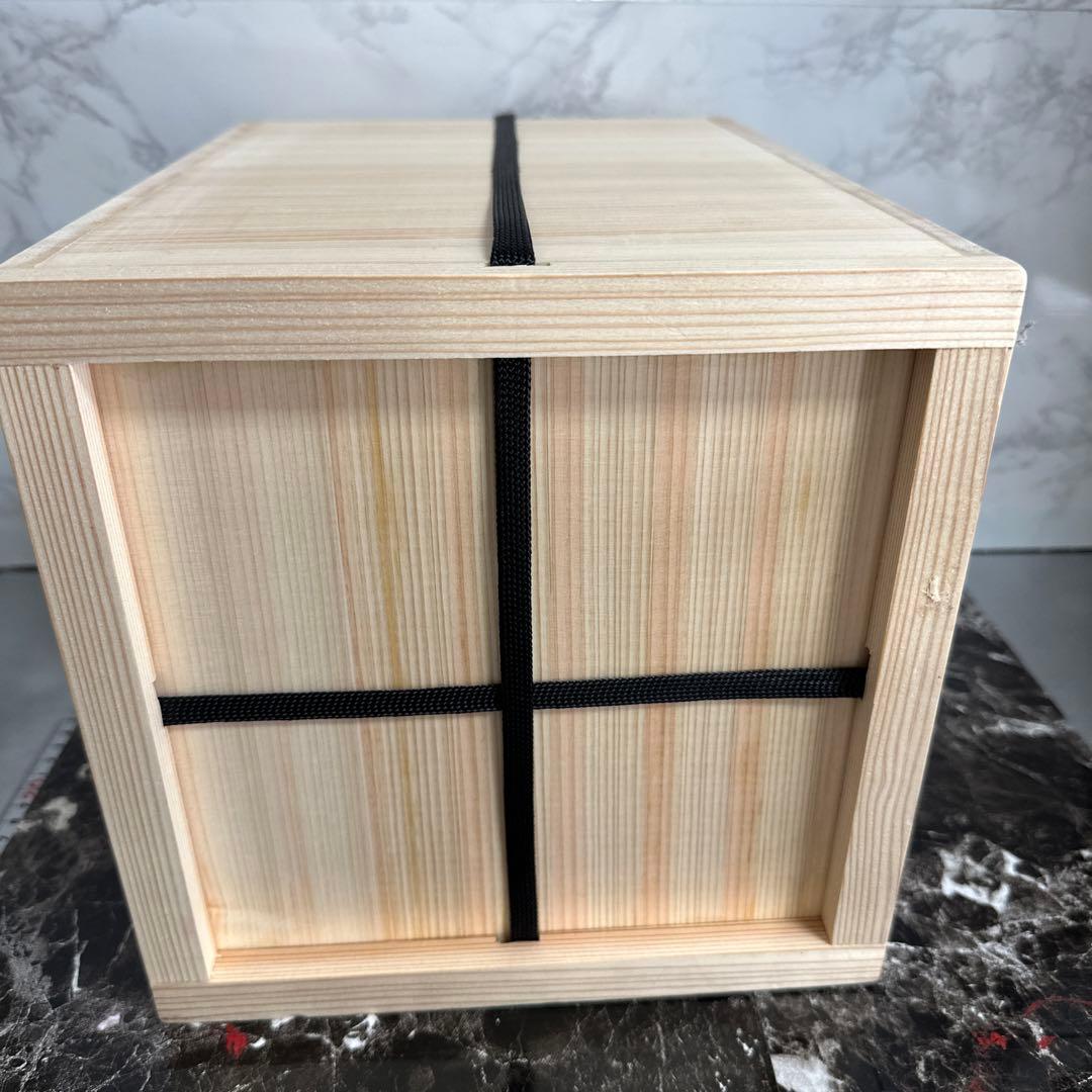 江戸時代、元禄、染錦、沈香壺。箱付き、