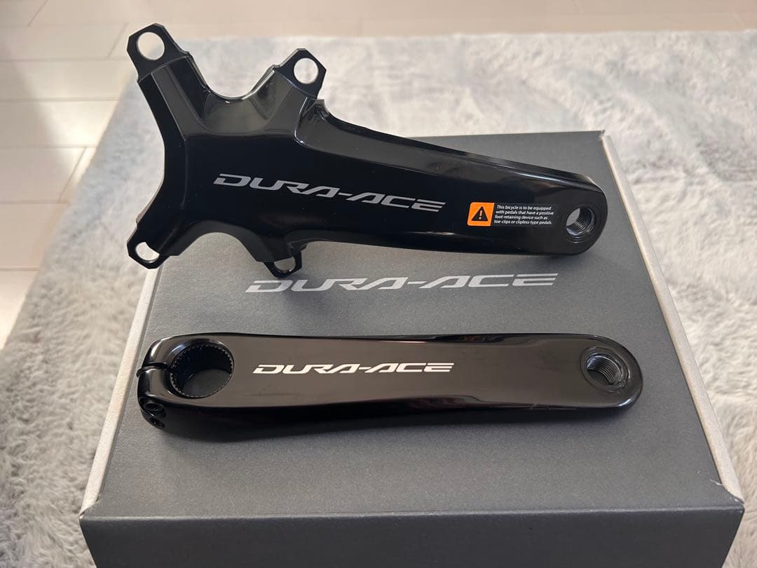 DURA-ACE 165 クランクアーム ブラック 美品