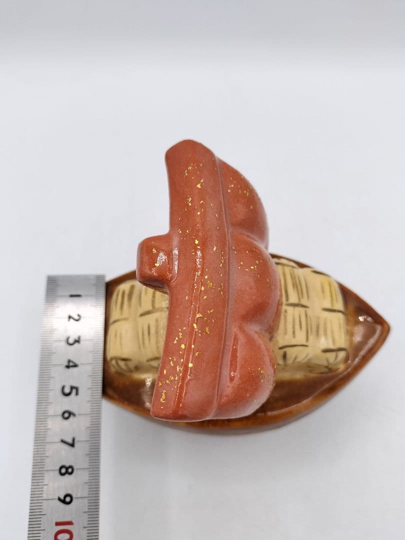 c806 【新品・未使用】熨斗押 宝船 吉村楽入 紙箱 茶道具