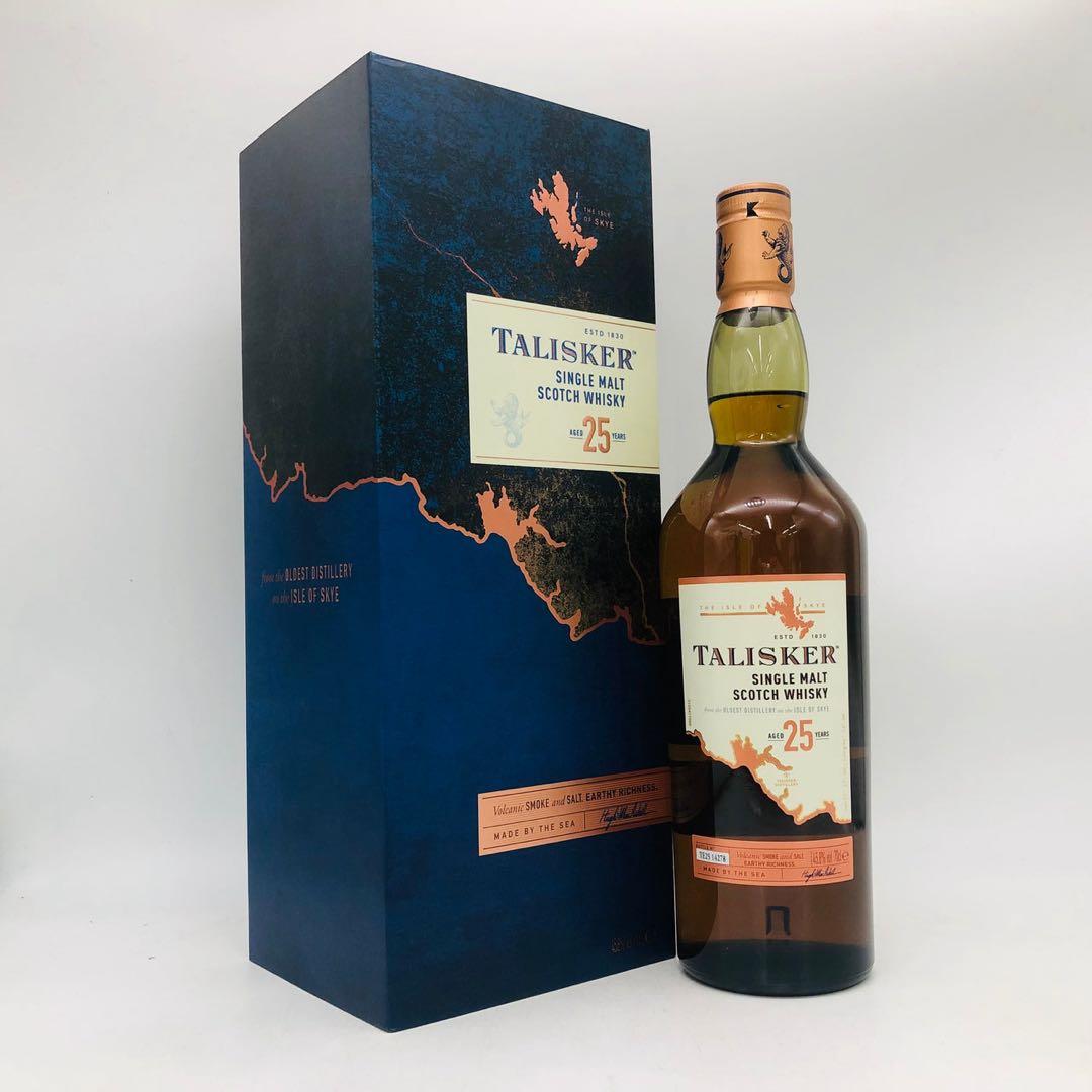 お値下げ中❗️ウイスキータリスカー25年正規 スコッチウイスキーTALISKER