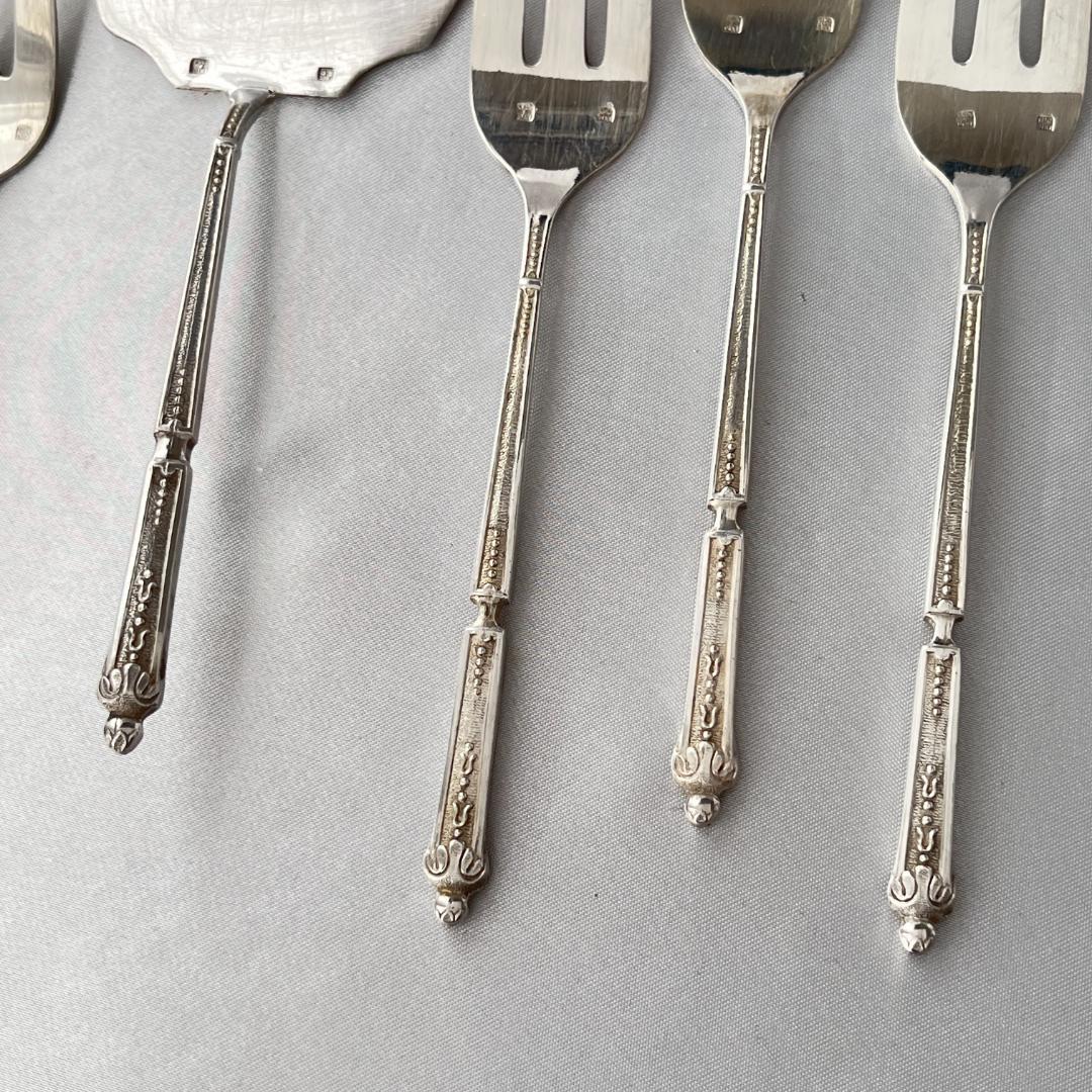 【仏蘭西】 ロシア様式のケーキフォーク ケーキサーバー 仏蘭西