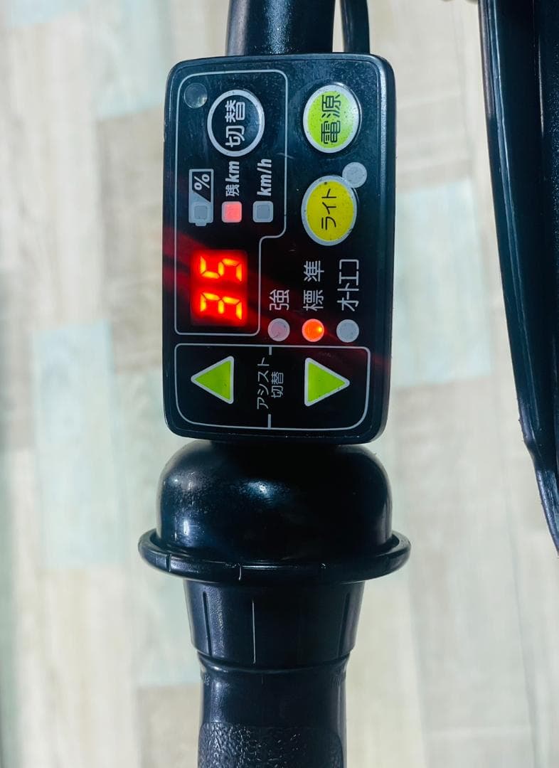 ブリヂストン No1モデル ブラウン系 子供乗せ電動アシスト H3379