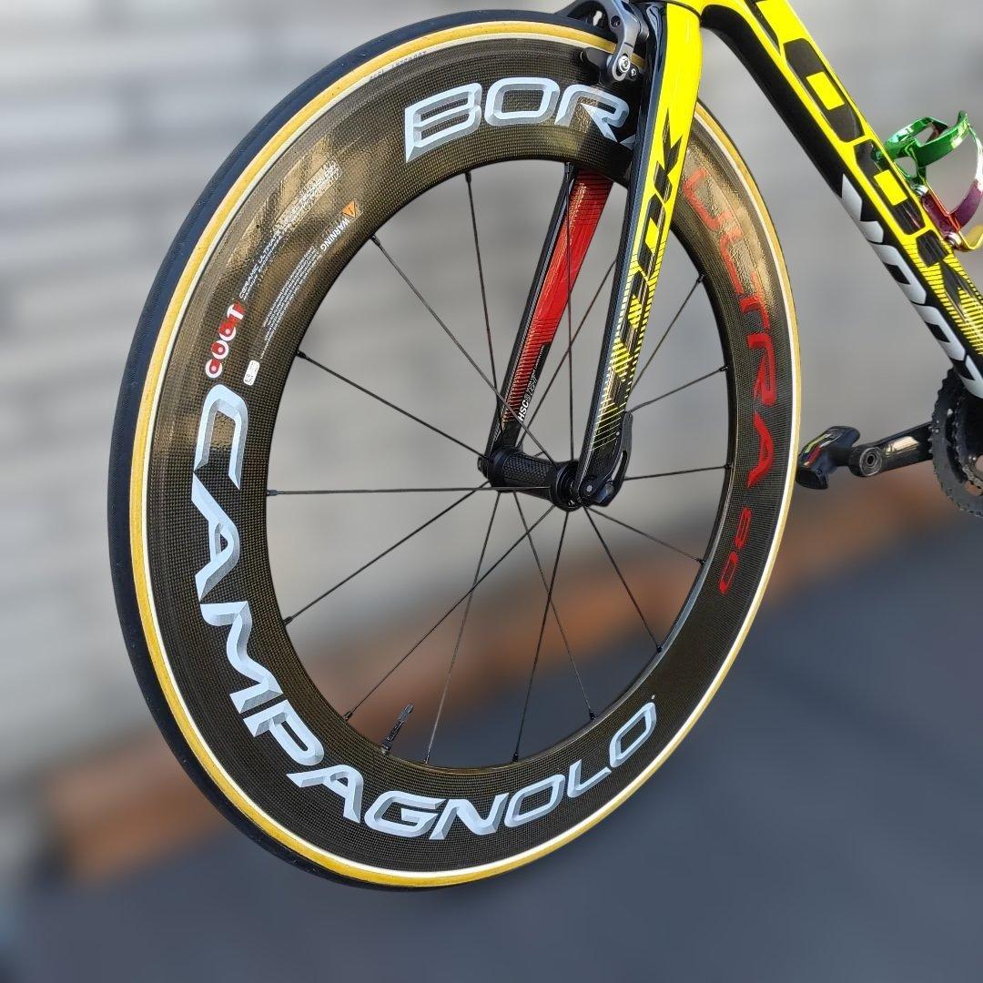 カンパニョーロボーラー ウルトラ80 ホイール前後 Lookフレーム は除く