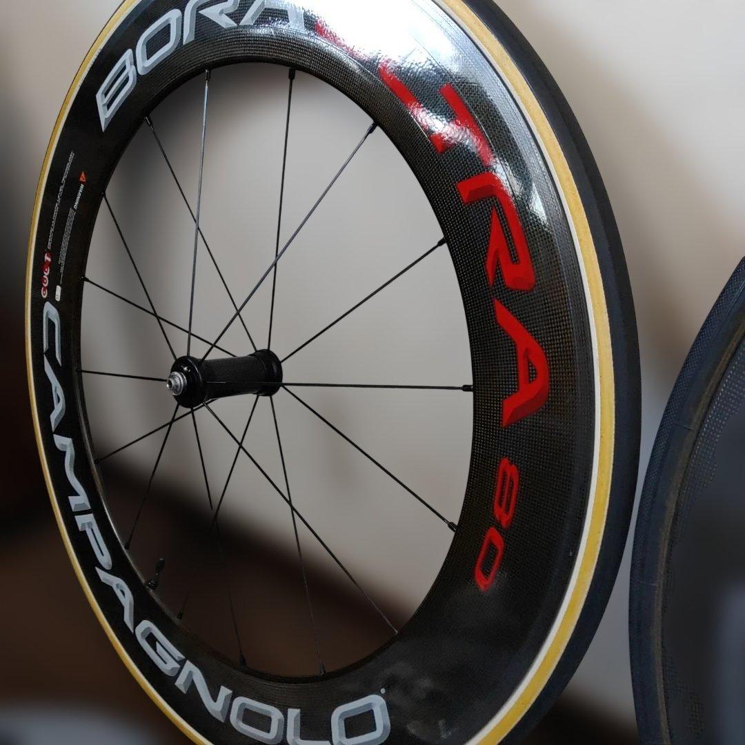 カンパニョーロボーラー ウルトラ80 ホイール前後 Lookフレーム は除く