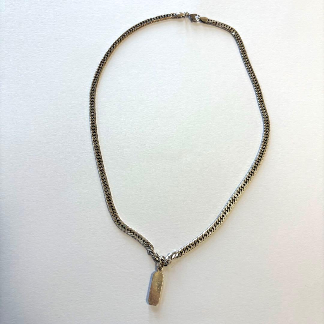 Leda レダシルマ インゴット 喜平ネックレス シルバー ゲルマニウム