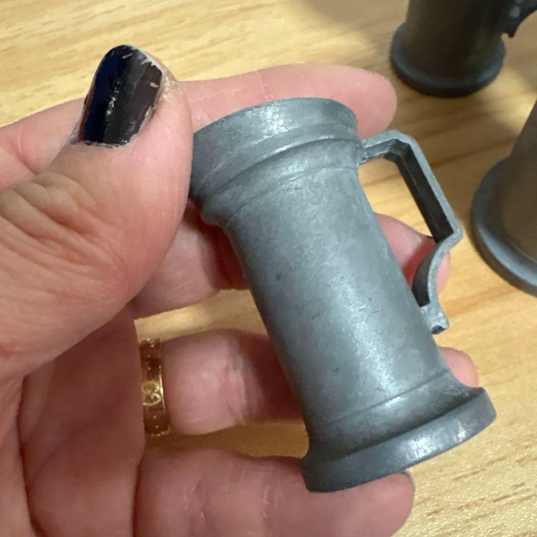 フランス　ピューター製　計量カップ