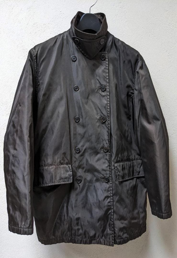 PRADA ハーフコート ダークブラウン　レディース