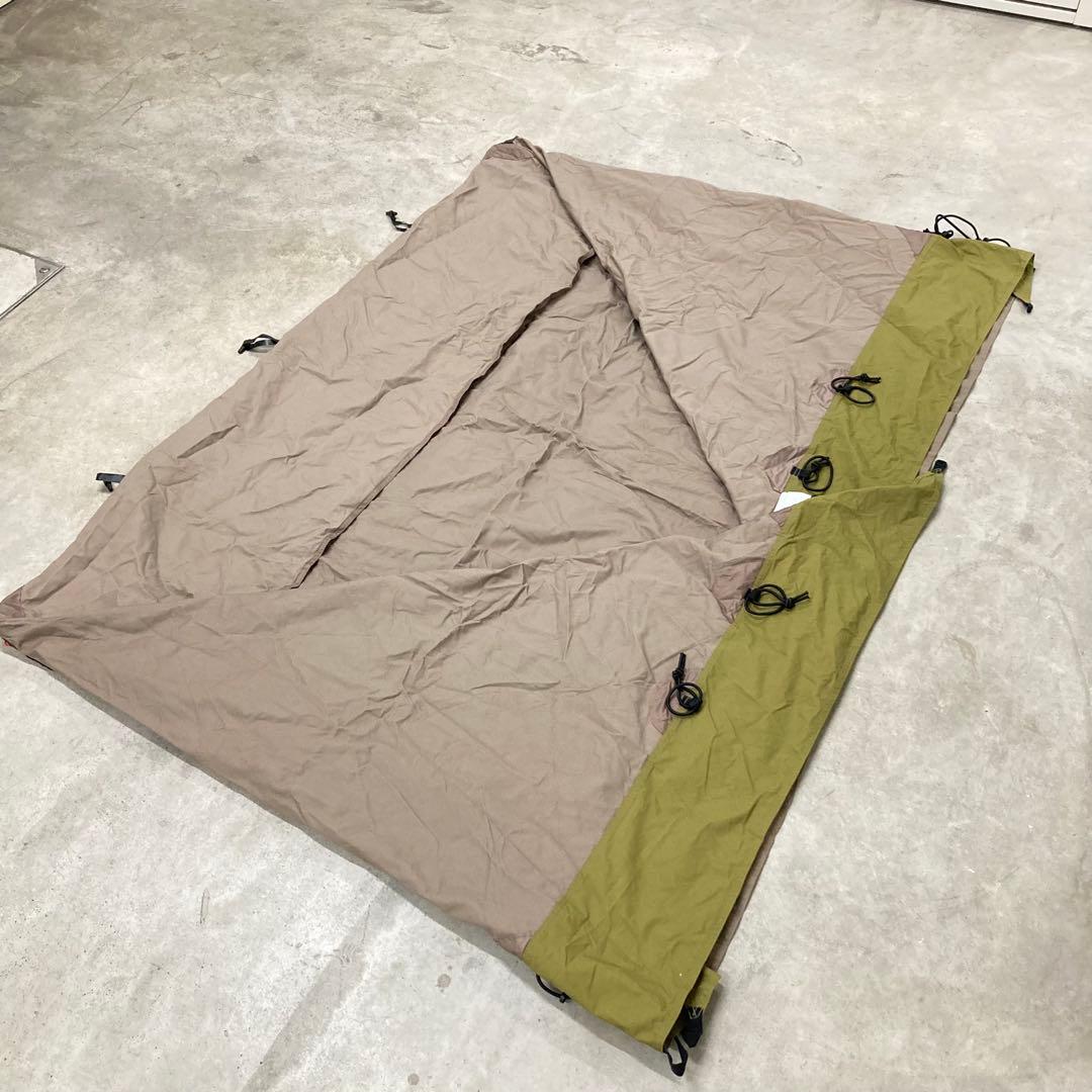 美品　テンマクデザイン 炎幕の前幕