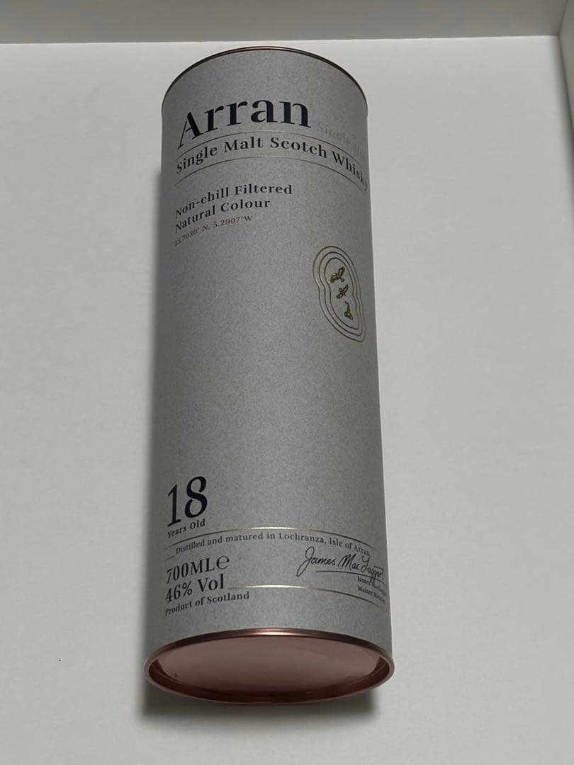 【未開封】Arran 18年 シングルモルトスコッチウイスキー 700ml