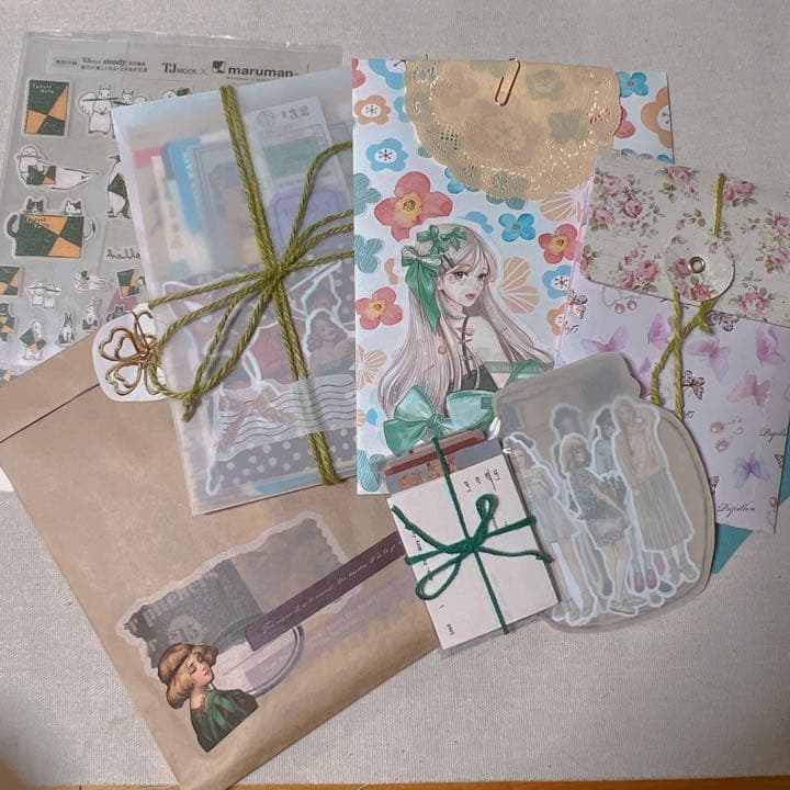 コラージュ素材 紙モノ バラメモ ②