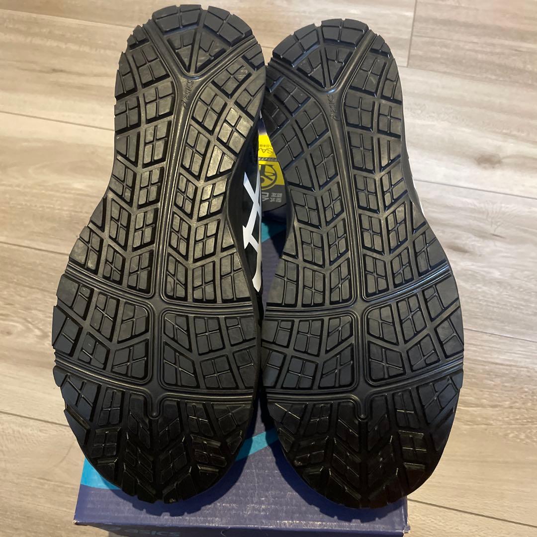 新品未使用品 ASICS 安全靴 ウィンジョブ CP103 黒/赤 25.5㌢