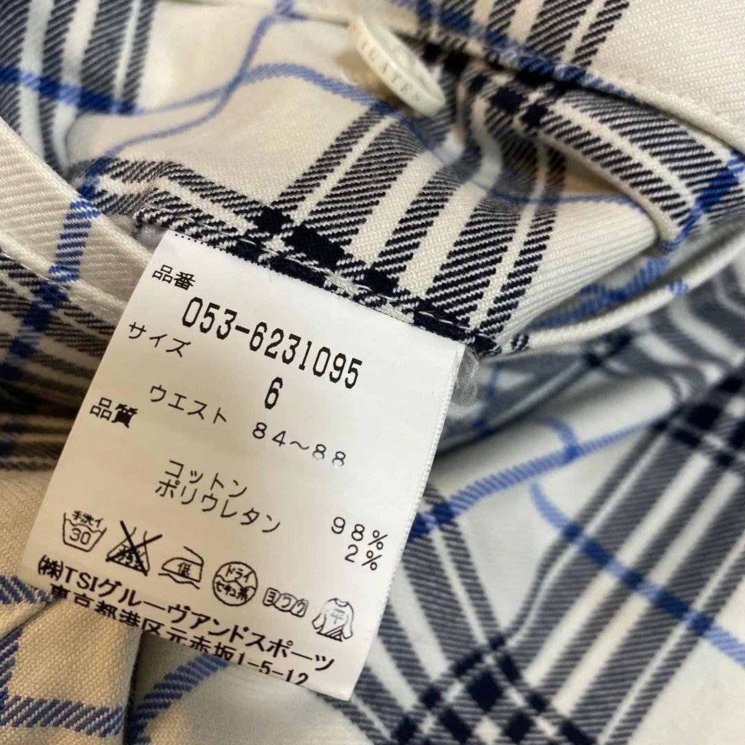 PEARLY GATES パーリーゲーツ　チェックパンツ　ズボン　6 ゴルフ