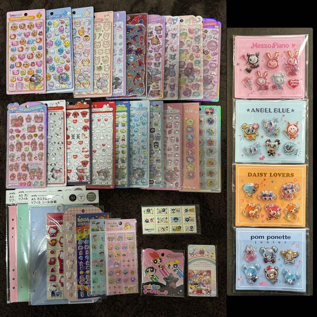 ボンボンドロップシール等　まとめ売り29点